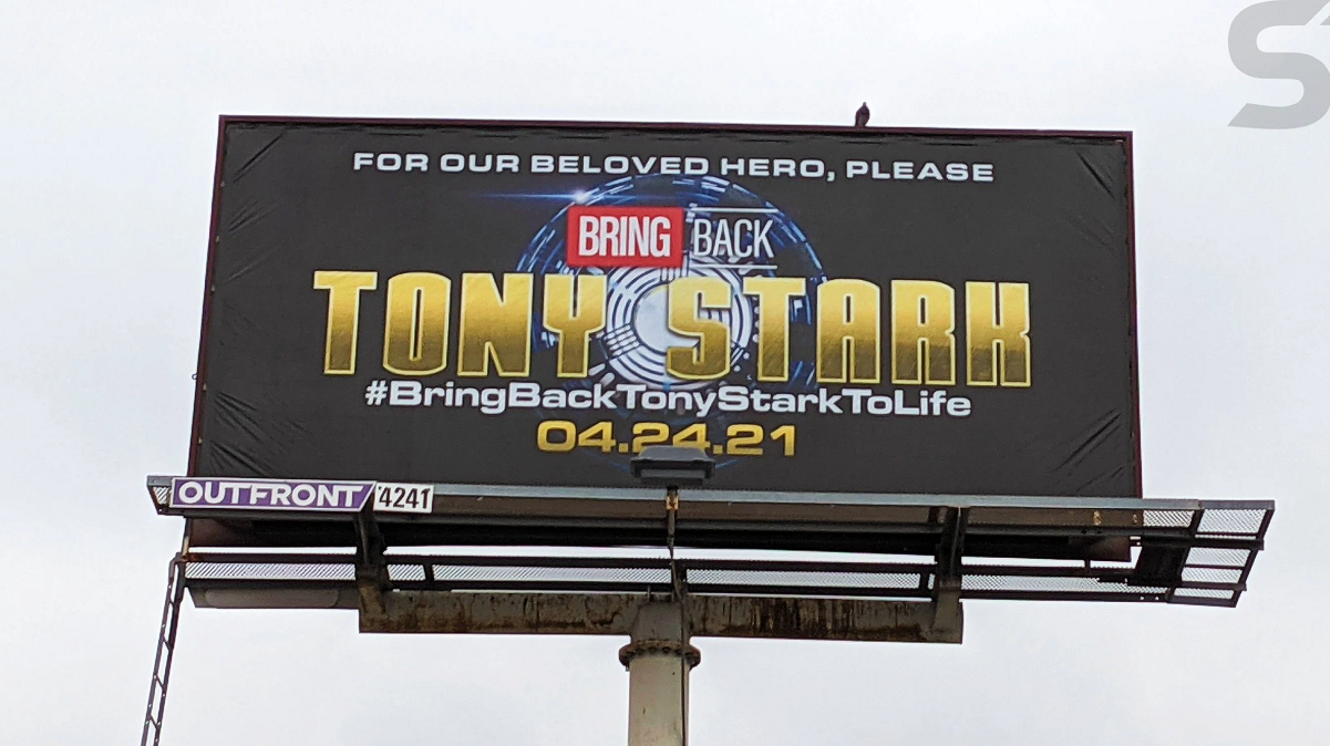 Masih Belum Terima, Fans Sewa Billboard Minta Iron Man Hidup Lagi Masih Belum Terima, Fans Sewa Billboard Minta Iron Man Hidup Lagi