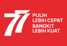 Logo HUT RI Ke-77 Mirip Logo Es Teler 77