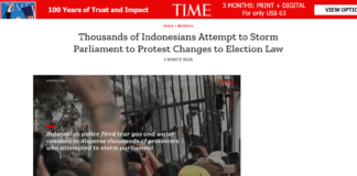Demo Putusan MK di Indonesia Masuk Time Amerika Demo Putusan MK di Indonesia Masuk Time Amerika