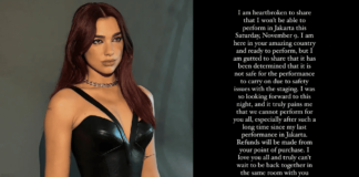 Alasan Dua Lipa Tiba-Tiba Batalin Konser di Jakarta Alasan Dua Lipa Tiba-Tiba Batalin Konser di Jakarta