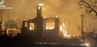 Pink House Ikut Jadi Korban Kebakaran LA Pink House Ikut Jadi Korban Kebakaran LA