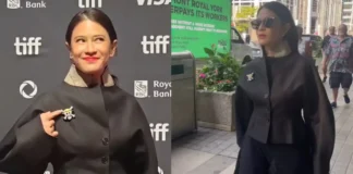 Hadir di Toronto Film Festival, Dian Sastro Kenakan Pin Bendera One Piece Hadir di Toronto Film Festival, Dian Sastro Kenakan Pin Bendera One Piece