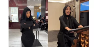 Cardi B Pakai Hijab di Arab Saudi. Netizen: “Ummi Cardi” Cardi B Pakai Hijab di Arab Saudi. Netizen: "Ummi Cardi"