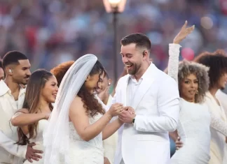 Nikah Di Stage Super Bowl Halftime Bad Bunny Ternyata Beneran Nikah Di Stage Super Bowl Halftime Bad Bunny Ternyata Beneran